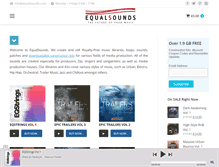 Tablet Screenshot of equalsounds.com
